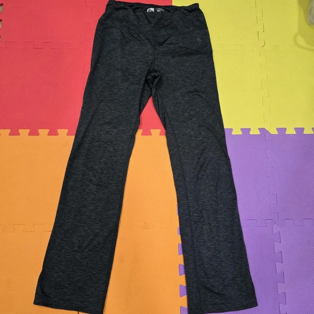 RBX Performance Women's Space Dye Yoga Pants - Charcoal Gray -‎ Size Small